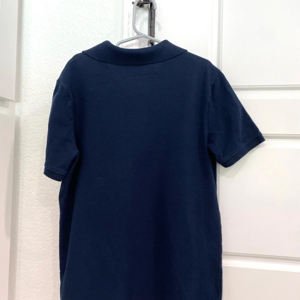 Old Navy Boys Navy Blue Polo Shirt Short Sleeve Size Large 10/12